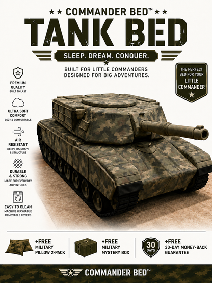 Commander Bed™ – Woodland Adventure Tank