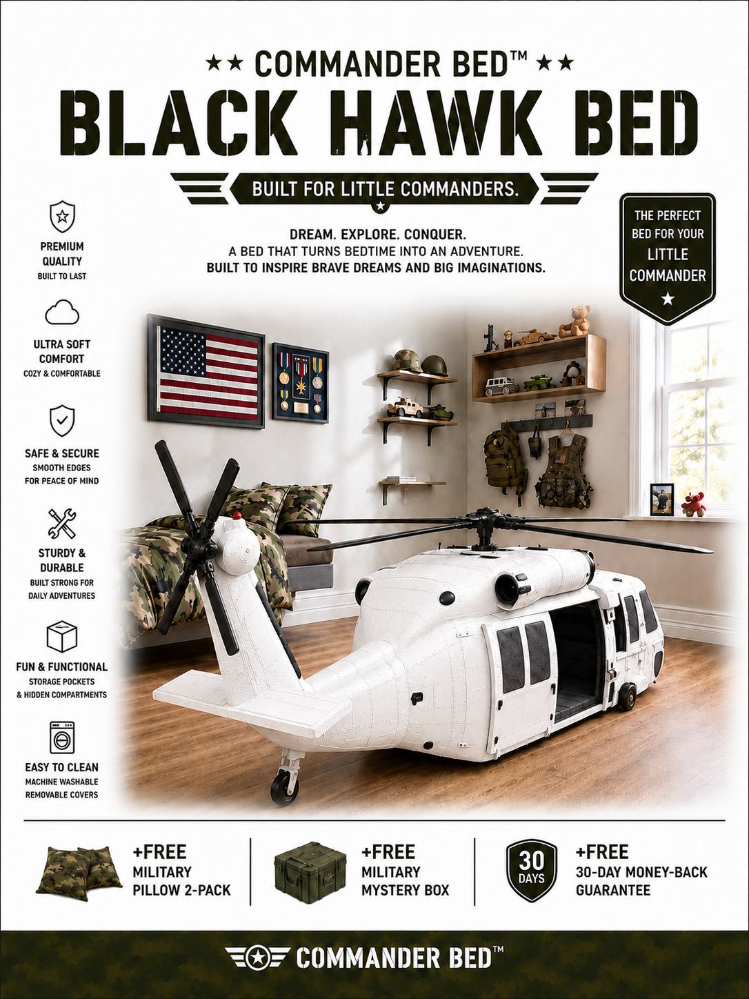 Commander Bed™ – Arctic Rescue Helicopter