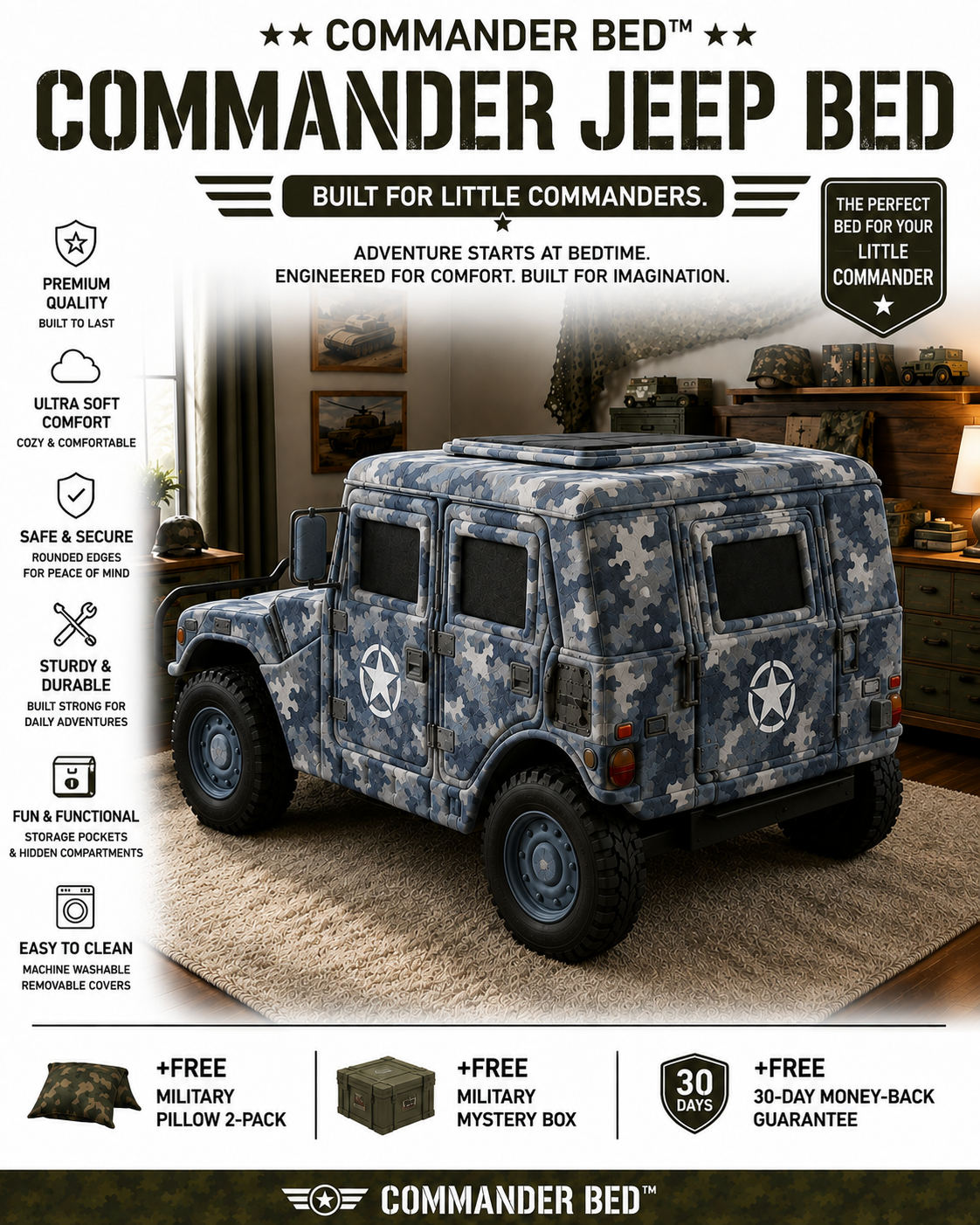 Commander Bed™ – Arctic Explorer 4×4