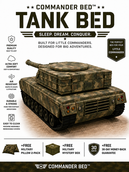 Commander Bed™ – Woodland Adventure Tank