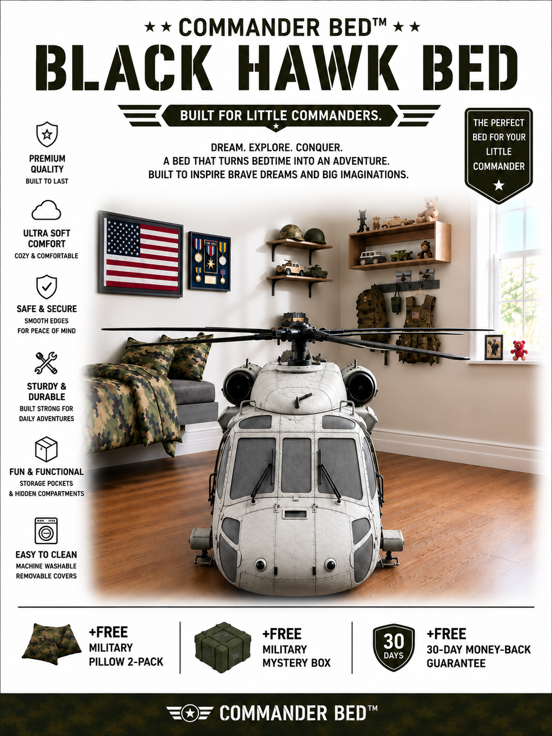 Commander Bed™ – Arctic Rescue Helicopter